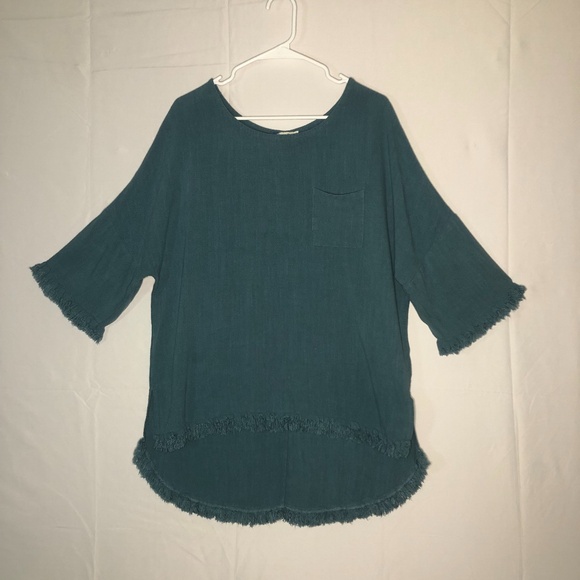 Umgee Ruffles Tunic Size S (G) - Picture 2 of 6